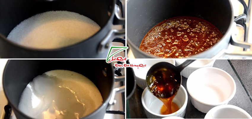 Canh đường l&agrave;m caramen